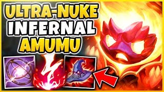 NEW 1100 AP INFERNAL AMUMU SPOTLIGHT INSTANT AOE NUKE ENTIRE TEAMS  League of Legends [upl. by Ik]