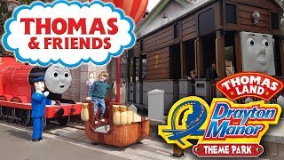 Thomas Land at Drayton Manor Theme Park Tamworth in the United Kingdom [upl. by Nnod]