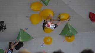 Lucka Rakovec  Qualification  Boulder 4  IFSC World Cup Munich 2019  18052019 [upl. by Nnylireg]