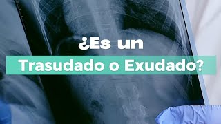 ¿Qué es un Trasudado y un exudado 🩻📚 [upl. by Einafets]