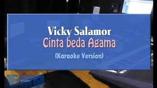 Vicky Salamor  Cinta beda Agama KARAOKE TANPA VOCAL [upl. by Adnuhsal]