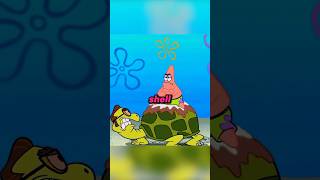 Patricks stone house is actually a thousandyearold turtlespongebob viral shorts animation [upl. by Sirrom]