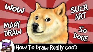 ✐ How To Draw Really Good  Doge ✐ [upl. by Arahset]