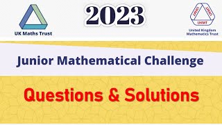 UK Junior Mathematical Challenge  Questions amp Solutions  UKMT  2023 [upl. by Mashe456]