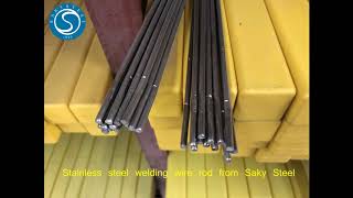 stainless steel welding wire rod [upl. by Nordek]