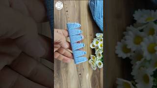 EASY WOOLEN FLOWER PATTERN MAKİNG TUTORİAL [upl. by Devina]