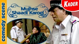 Kader Khan Comedy Scene  Mujhse Shaadi Karogi  Indian Comedy [upl. by Nnaerb766]