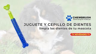 CEPILLO DE DIENTES PARA PERRO CHEWBRUSH [upl. by Readus416]