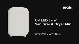 UVC LED Sanitizer amp Dryer Mini [upl. by Boyd869]