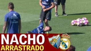 Nacho va de gallito ¡y acaba arrastrado por el césped  Diario AS [upl. by Jeffy]