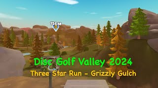 Disc Golf Valley Tips for Getting Three Stars on The Grizzly Gulch [upl. by Ailehs]