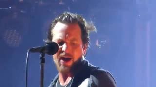 Eddie Vedder stops his performance to kick a fan out of the stadium [upl. by Brackett285]