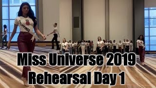 Gazini Ganados In Miss Universe 2019 Rehearsal Day 1 [upl. by Florinda435]