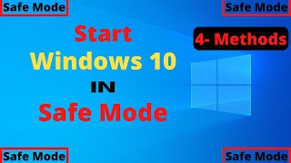 How to Start Safe Mode in Windows 10  Windows 10 Me Safe Mode Kaise Chalayen [upl. by Naxor]