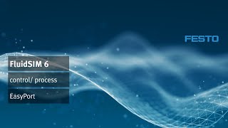 FluidSIM 6  Control Process EasyPort [upl. by Philly]