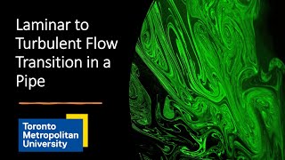 The Reynolds Experiment Visualization of Flow Transition in a Pipe [upl. by Ahsercal]