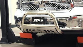 ARIES Bull Bar Install 3quot Bull Bar 355005 on Ram 1500 [upl. by Ocnarfnaig]