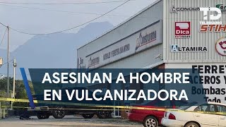 Hombre es asesinado a balazos en vulcanizadora de Allende Nuevo León [upl. by Perloff]