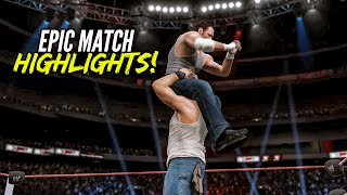 WWE 2K15 Extreme Rules 2015 Dean Ambrose vs Luke Harper  Epic Match Highlights [upl. by Uchish925]