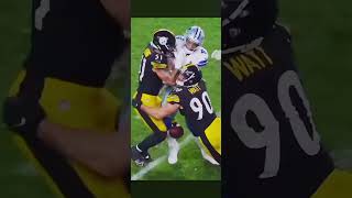 TJ WATT 100th sack 💯nfl [upl. by Anamor]