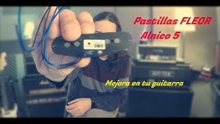 Pastillas FLEOR Alnico 5  Mejorando una guitarra Squier Affinity Review [upl. by Elbas84]