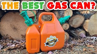 The BEST CHAINSAW GAS CAN  Holzfforma 6L GasOil Can Review [upl. by Helbona]