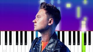 Conor Maynard  Crowded Room Piano tutorial [upl. by Ayihsa]