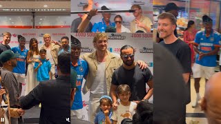 Mr Beast Logan Paul amp KSI Meeting Bollywood Celebrities kids  Shilpa Shetty Kareena Kapoor Etc [upl. by Narret394]