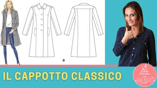 CUCIRE IL CAPPOTTO CLASSICO  in sartoria con Sara Poiese [upl. by Aniraad]