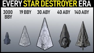 Every Era of Star Destroyer Legends and Canon [upl. by Llertnauq]