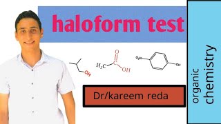 شرح اختبار الهالوفورم haloform reaction iodoform organic chemistry [upl. by Lliw]