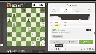 Crushing It with the Scandinavian Defense Chess Game Breakdown chesselobelow1000 chessanalysis [upl. by Serolod]