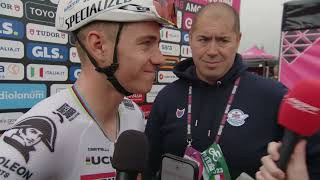 Remco Evenepoel  Interview at the start  Stage 7  Giro dItalia 2023 [upl. by Walke]