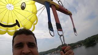 Lake of the Ozarks parasailing ride [upl. by Kraska810]