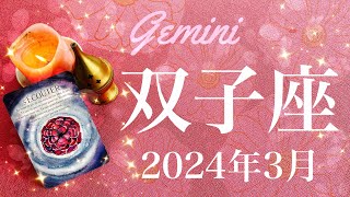 【ふたご座】2024年3月♊️ 嬉しい嬉しいサプライズ！結果が出る、突然の吉報、これまでを覆す展開、やっと見つけた探しもの、再会 [upl. by Iror]