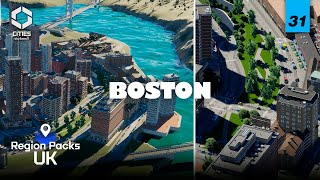 Uso el UK Region Pack para recrear a Boston  Cities Skylines 2  EP 31 [upl. by Petula525]