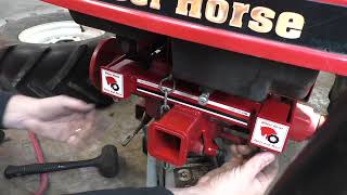 Wheel Horse Rear Hitch [upl. by Sclar299]