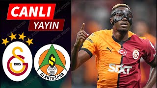 Galatasaray Alanyaspor Maçı Canlı Yayın  Süper Lig 8 Hafta  061024  eFootball Türkçe [upl. by Mcmullan]