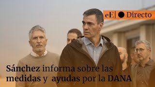 🔴 En directo  Pedro Sánchez informa tras el Consejo de Ministros de las ayudas por la DANA [upl. by Reeher]