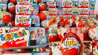 Compilation Kinder Surprise ASMR Unboxing [upl. by Ettelrats]