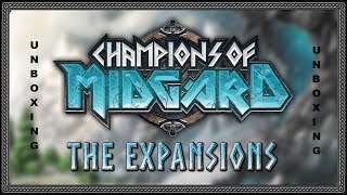 Champions of Midgard  The Expansions Unboxing  Deutsch [upl. by Boles]