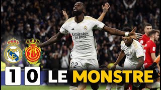 🇩🇪 RUDIGER LE MONSTRE SAUVE LE REAL MADRID  LEADER  Real Madrid 10 Majorque [upl. by Artimas]