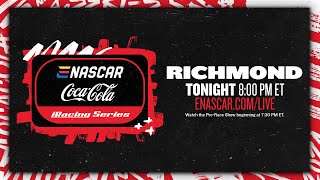 eNASCAR CocaCola iRacing Series  Round 4  Richmond Raceway [upl. by Nahk]