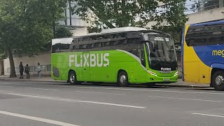 Beautiful Yutong Coaches In Uk  Flixbus  Airsym Express amp Megabus [upl. by Rakabuba]