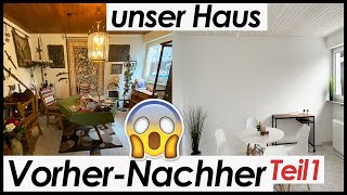 Extremes VorherNachher in 4 Monaten  Haus renoviert  Teil 1 [upl. by Brody123]