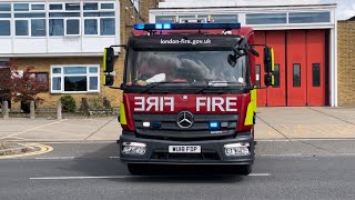 G221 Stanmore’s pump ladder responding to an emergency  LFB [upl. by Nylyrehc]