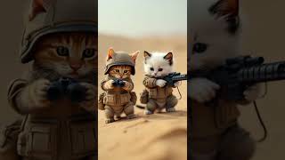 Cute baby army fofos militares cutebaby cutecats miau babydance meow piu army [upl. by Dickenson]