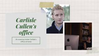 Carlisle Cullens Office ✨ Twilight inspired ambience ASMR [upl. by Lewls425]