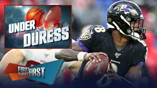 Lamar Jackson is Under Duress ahead of Ravens49ers Christmas Day clash  NFL  FIRST THINGS FIRST [upl. by Laehcar]