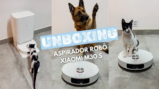 Unboxing aspirador robô Xiaomi M30 S [upl. by Enitsenre]